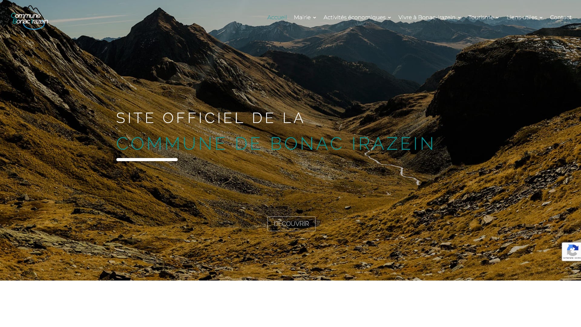 réalisation site internet vitrine mairie Occitanie